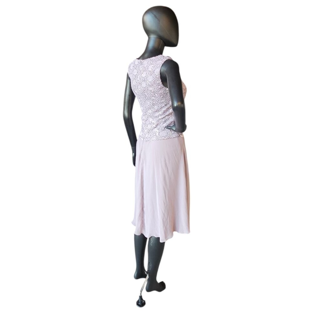Lavender Sparkle Lace Cocktail/Party Dress - R&M Richards - NWT - Picture 5 of 7